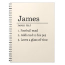Search for funny names notebooks For him