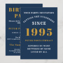 Search for for him 30th birthday invitations Blue