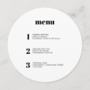 Search for fancy wedding menus Modern