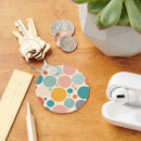 Search for retro circle key rings Colourful