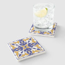 Search for moroccan coasters Blue and white