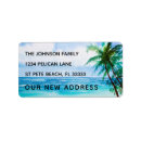 Search for beach scene return address labels Tropical