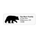 Search for black bears return address labels Animal
