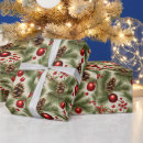 Search for christmas cone wrapping paper Festive