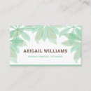 Search for massage therapist business cards Green