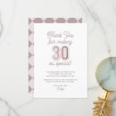 Search for 30th birthday thank you cards Simple