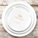 Search for gold foil wedding napkins Anniversary