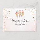 Search for feather rsvp cards Boho