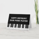 Search for piano birthday cards Teacher