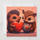 Search for hedgehog valentines day cards Animals