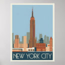 Search for new york city skyline posters Empire state building