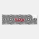 Search for geometric pattern bumper stickers Black and white