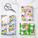 Search for farm animals wrapping paper Whimsical