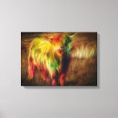 Search for scottish highland cow canvas prints Coo