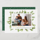 Search for winter foliage christmas cards Gold foil