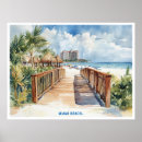 Search for retro miami travel posters Beach