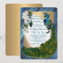 Search for emerald green peacock wedding invitations Gold