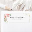 Search for gold foil wedding return address labels Bridal shower