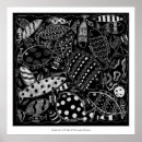 Search for black and white fish art Pattern