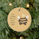Search for bee christmas tree decorations Yellow