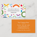 Search for bright eye business cards Orange