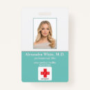 Search for doctors id badges Company logo