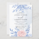 Search for dusty blue and mauve wedding invitations Vintage peach mauve woodland