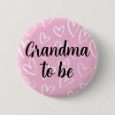Search for grandma to be baby shower badges Girl