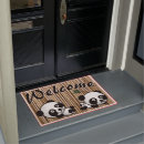 Search for panda doormats Adorable
