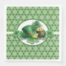 Search for irish shamrock napkins Green