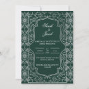 Search for emerald green black white invitations Trendy
