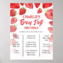 Search for 1st birthday milestone posters crafts party Berry first birthday