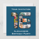Search for collage birthday invitations Celebration