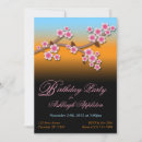 Search for sakura birthday invitations Cherry blossoms
