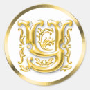 Search for initial y stickers Letter