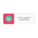 Search for zig zag return address labels Monogrammed