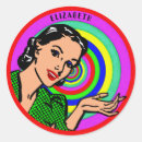 Search for pop art stickers Bright colours