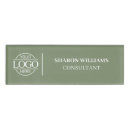 Search for green name tags Identification