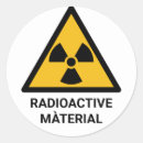 Search for radioactive warning stickers Radioactivity