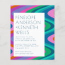 Search for colourful lines invitations Curvy stripes lines
