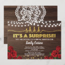 Search for surprise bridal shower invitations Gold