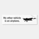 Search for aeroplane bumper stickers Pilot