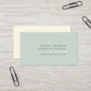 Search for plain cream business cards Minimal