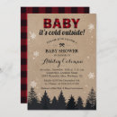 Search for red check invitations baby shower