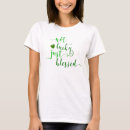 Search for lucky green tshirts Irish