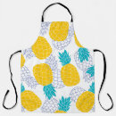 Search for pineapple patterns aprons Food
