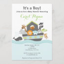 Search for noahs ark baby boy shower invitations Animals
