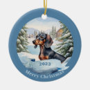 Search for wiener dog christmas tree decorations Dachsund