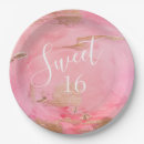 Search for sweet 16 plates Elegant
