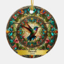 Search for stained glass birds christmas tree decorations Animal